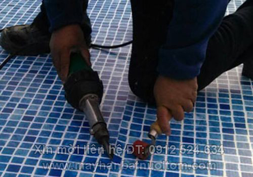 M&aacute;y h&agrave;n bạt bể bơi - m&aacute;y h&agrave;n bạt nhựa cầm tay