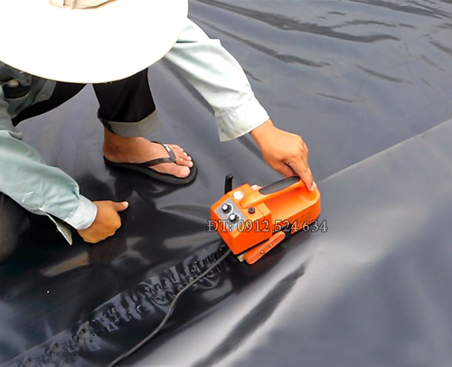 Máy hàn ép bạt HDPE ao nuôi tôm G610