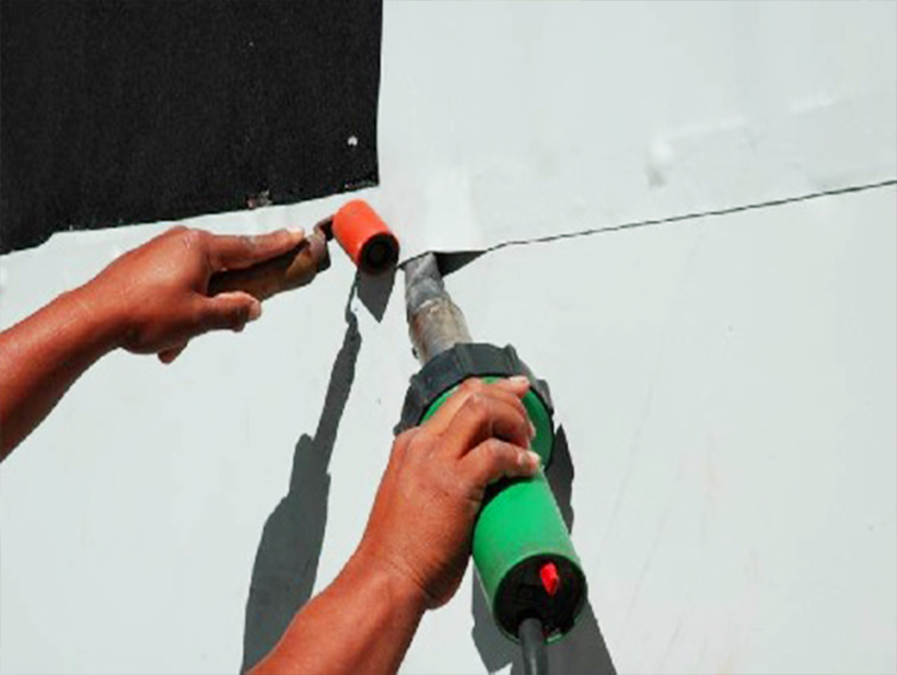 Máy hàn nhựa cầm tay DSH XA Máy hàn bạt nhựa, hàn màng nhựa chống thấm