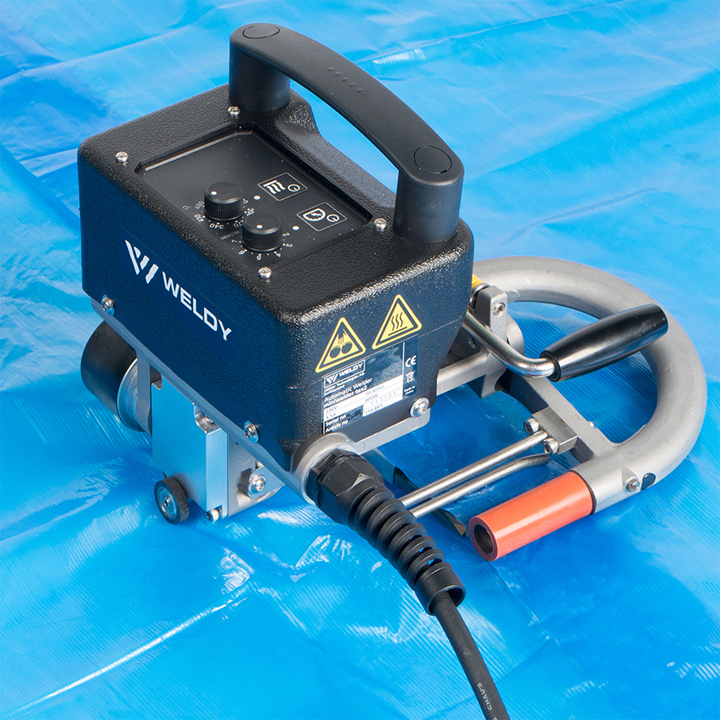 M&aacute;y h&agrave;n bạt nhựa, m&aacute;y &eacute;p bạt nhựa Weldy GEO 2 Mini 