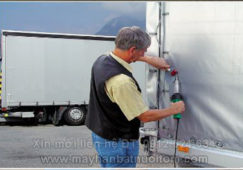 M&aacute;y h&agrave;n bạt xe tải - model m&aacute;y h&agrave;n bạt nhựa cầm tay LST1600A