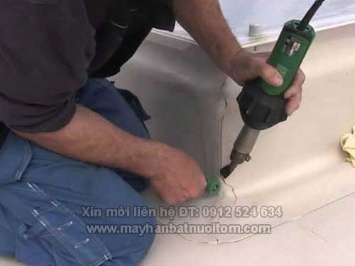 M&aacute;y h&agrave;n m&agrave;ng chống thấm dột x&acirc;y dựng Triac ST